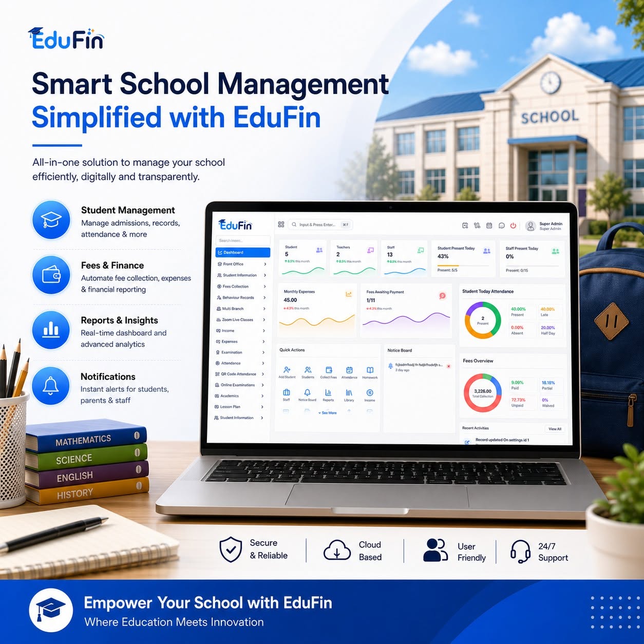 EduFin School Management Software