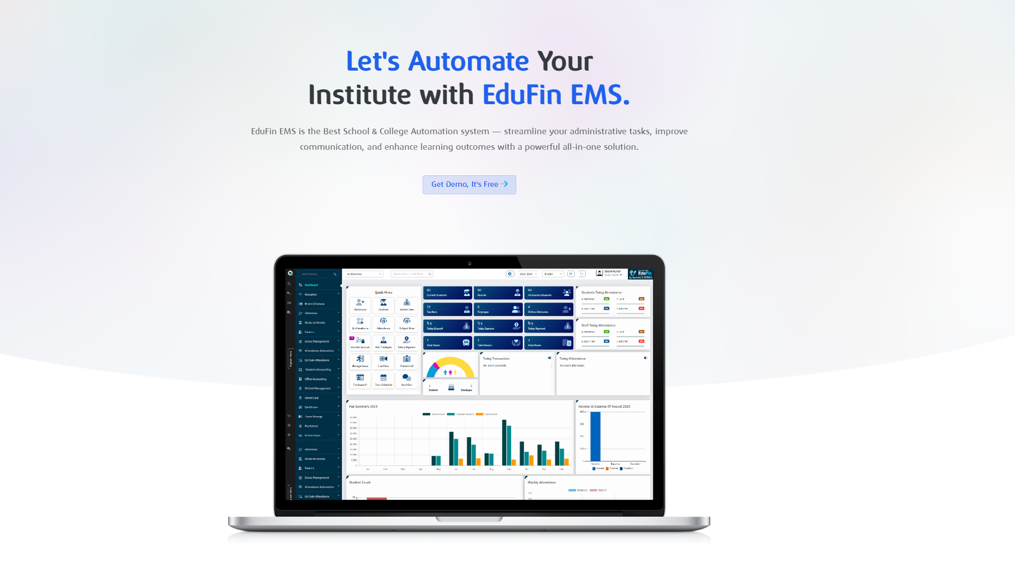 Welcome to EduFin EMS: Transforming Education Management